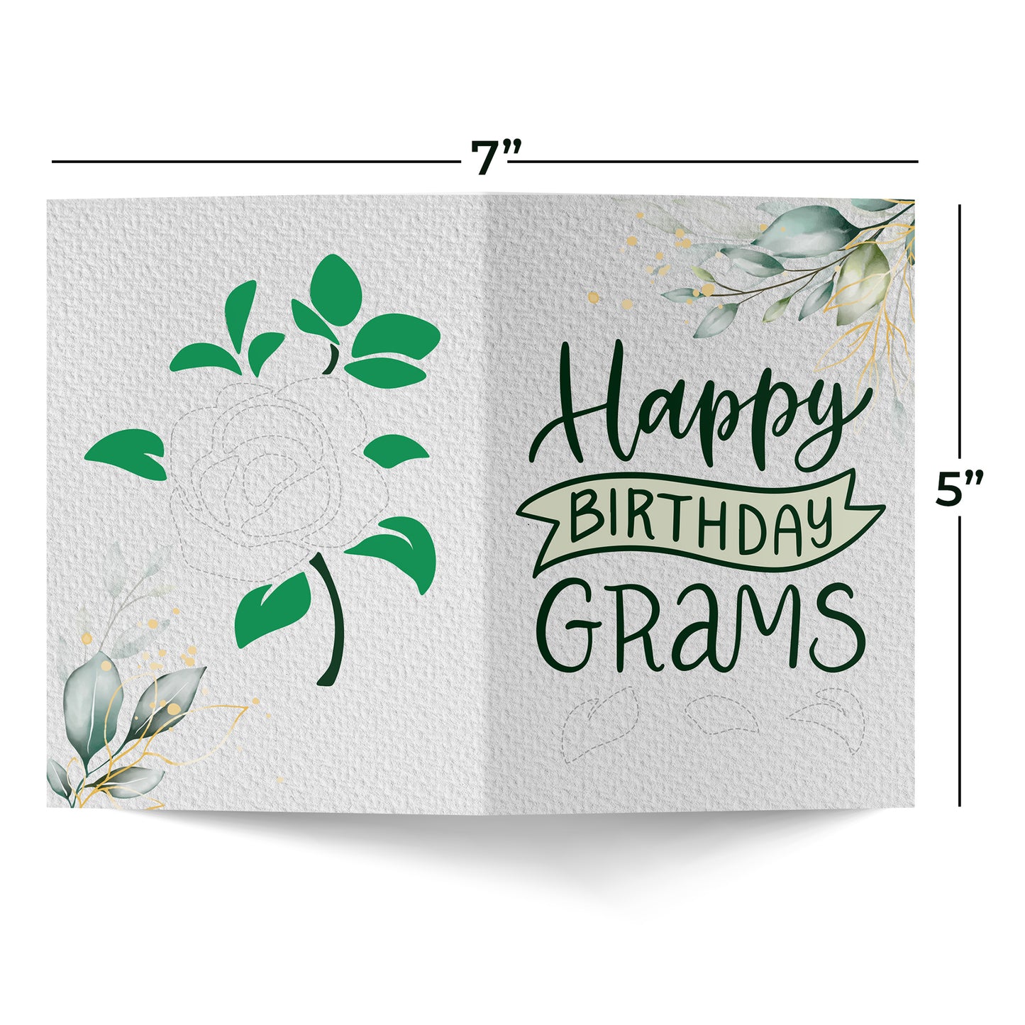 Happy Birthday Grams Greeting Card