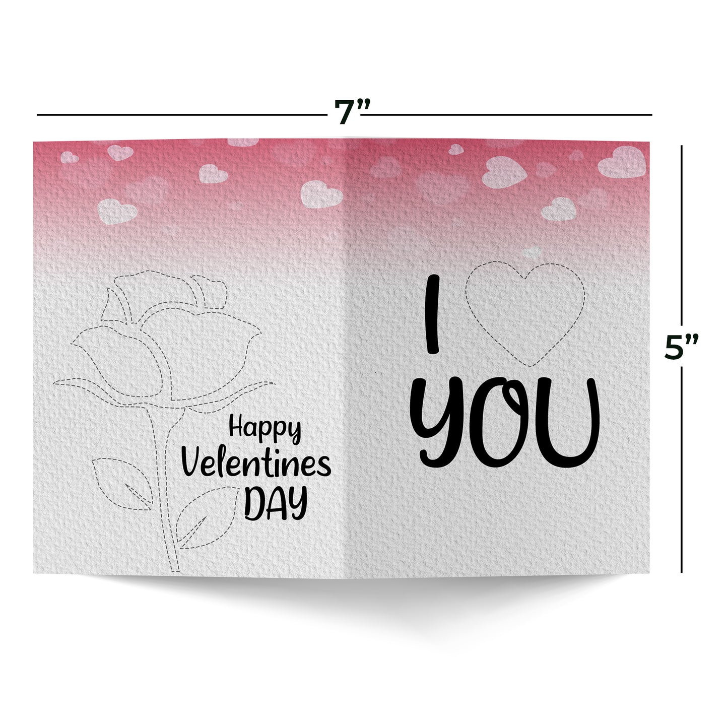 I Love You Happy Valentines Day Greeting Card