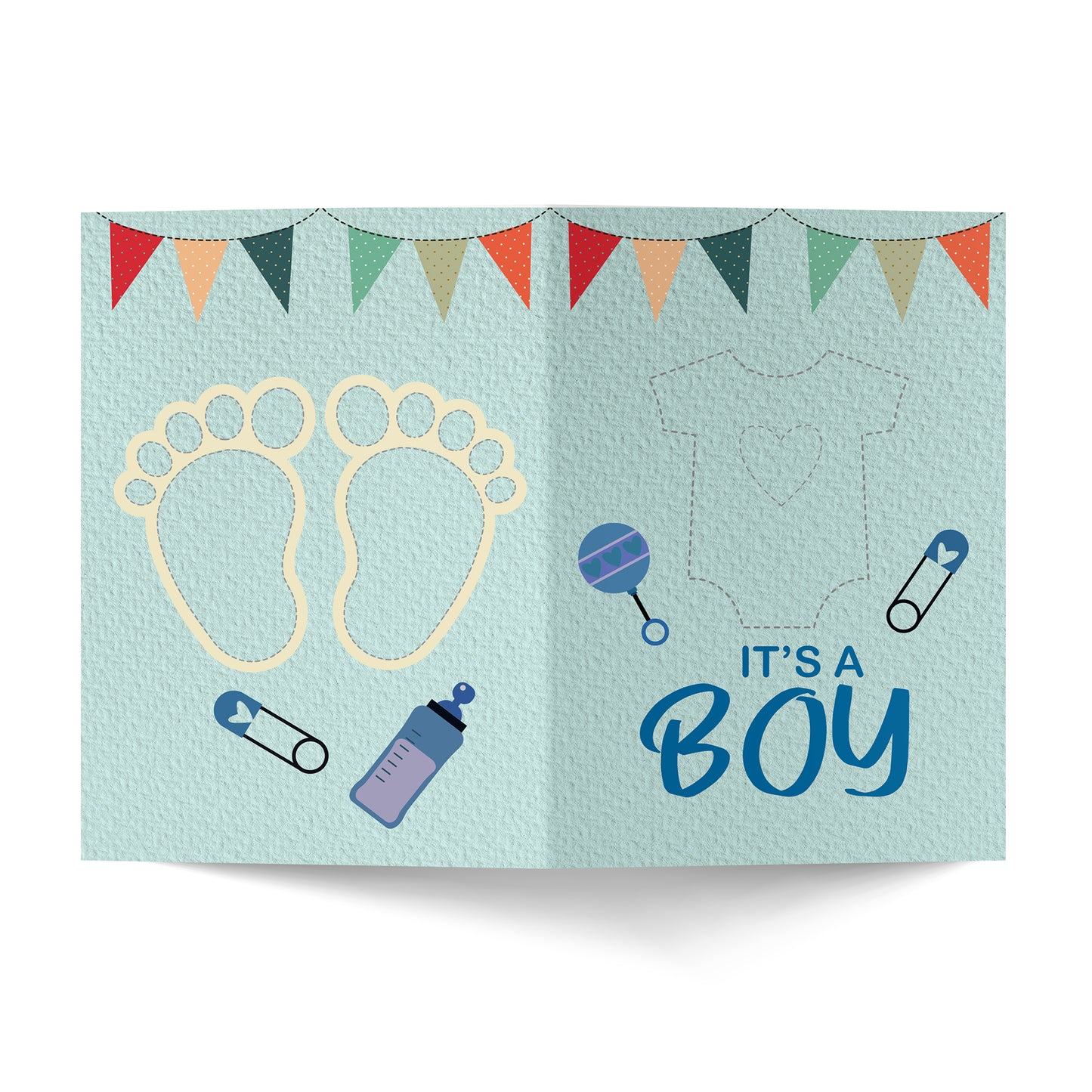 It's a Boy Baby Shower Greeting Card