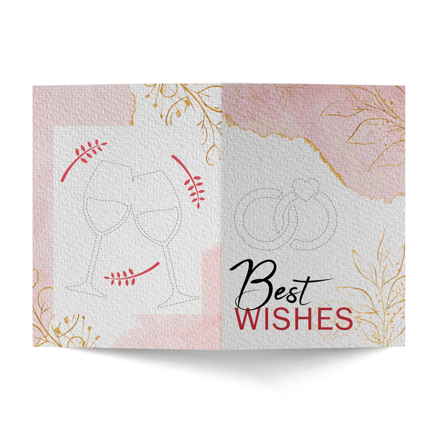 Best Wishes Wedding Greeting Card