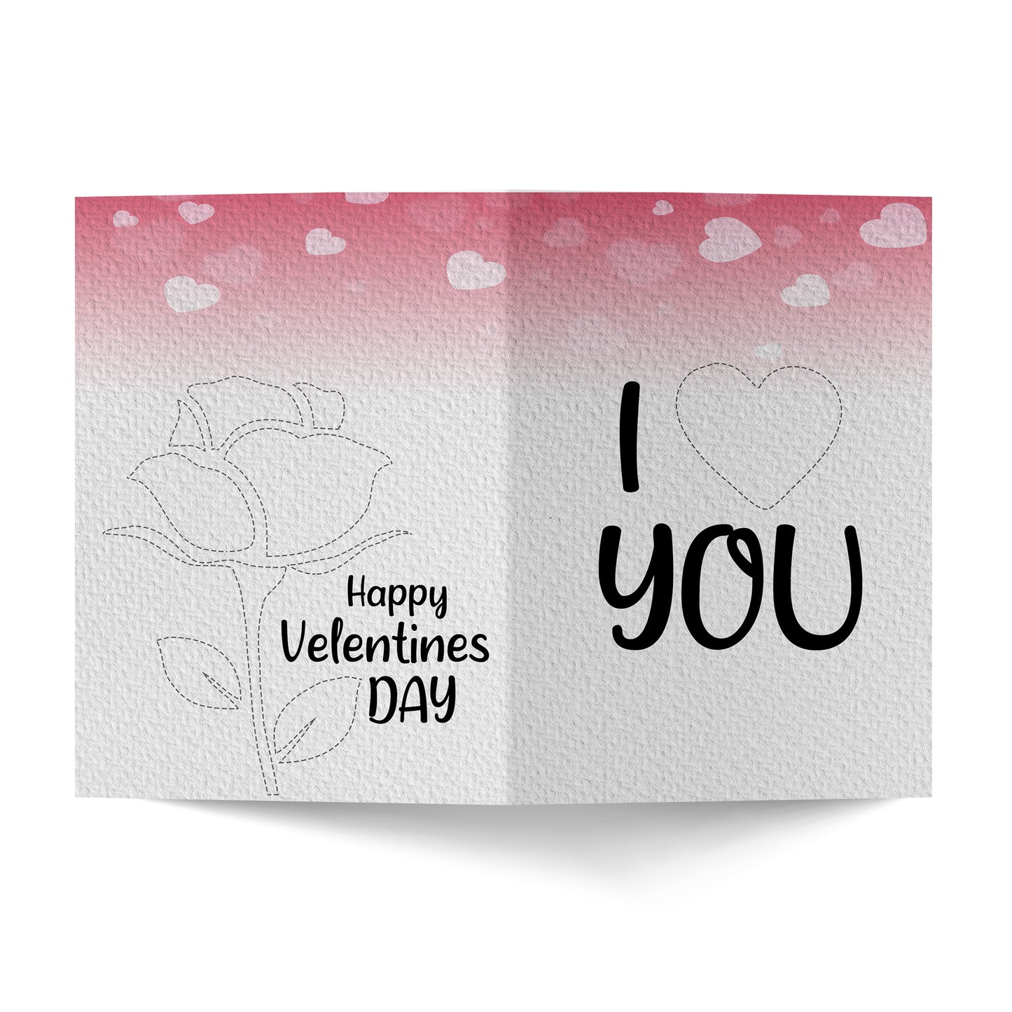 I Love You Happy Valentines Day Greeting Card