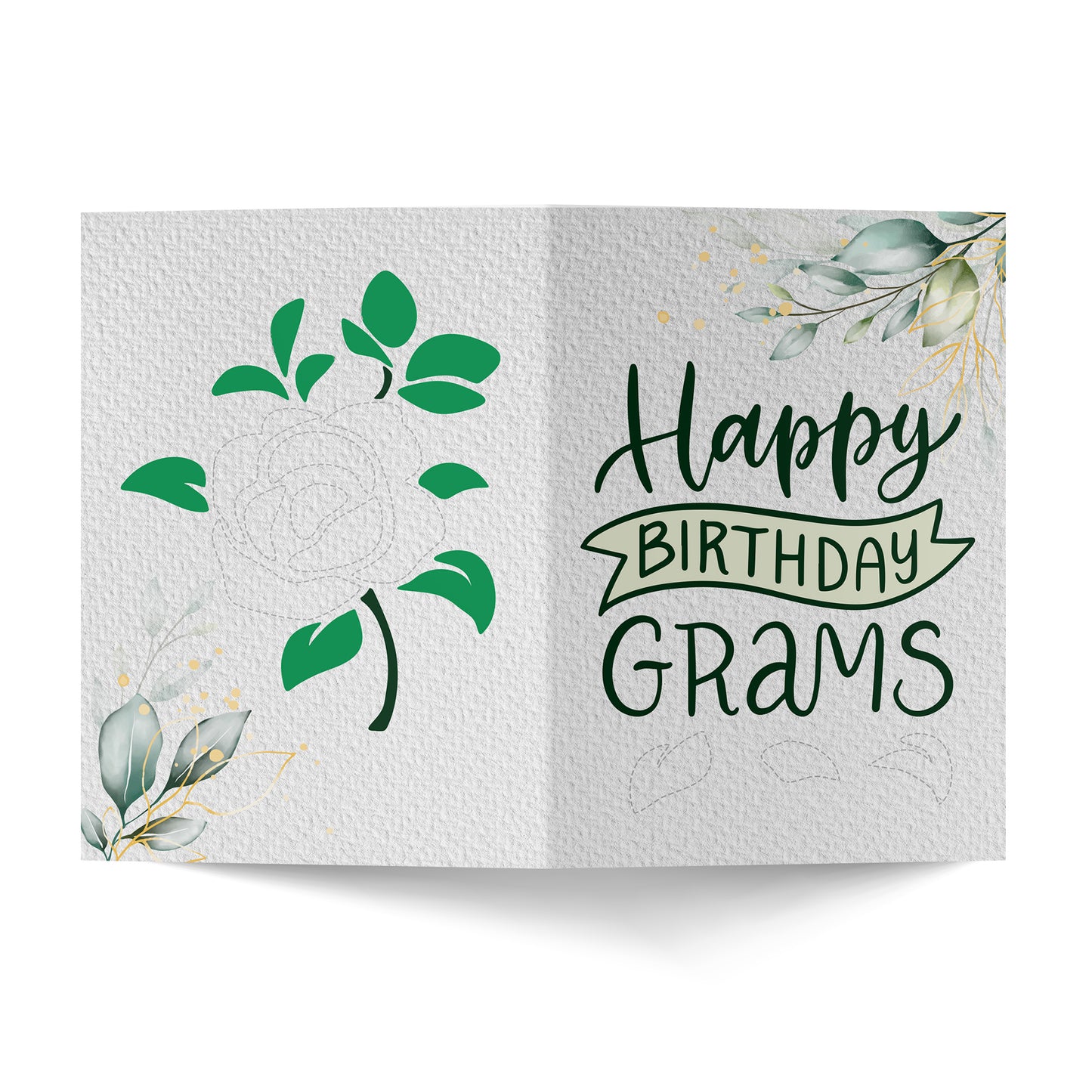 Happy Birthday Grams Greeting Card