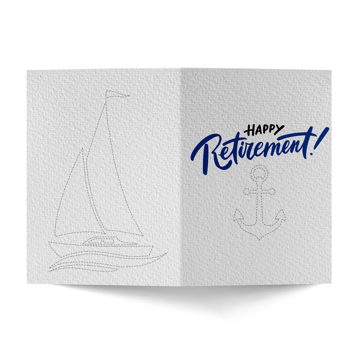 Happy Retirement Sailing Boat Retirement Greeting Card