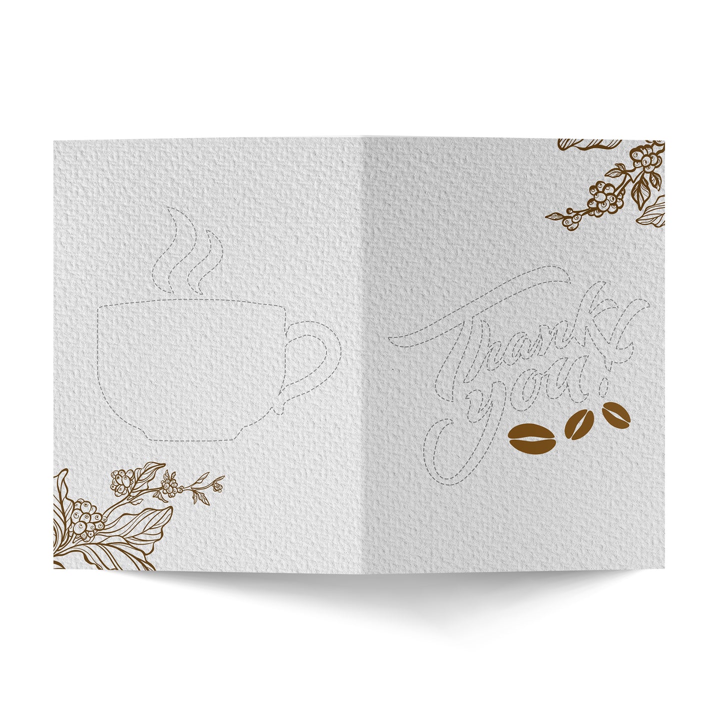 Cup of Coffee Thank You Greeting Card