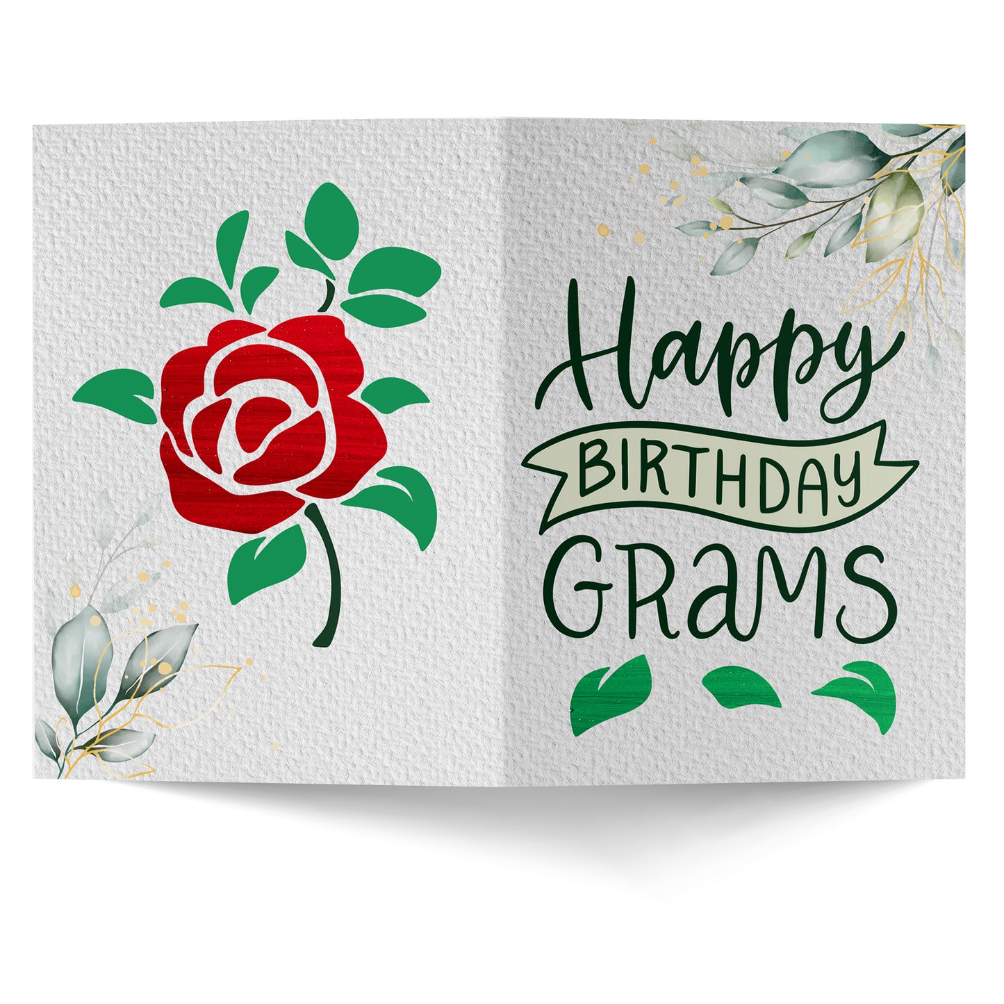 Happy Birthday Grams Greeting Card