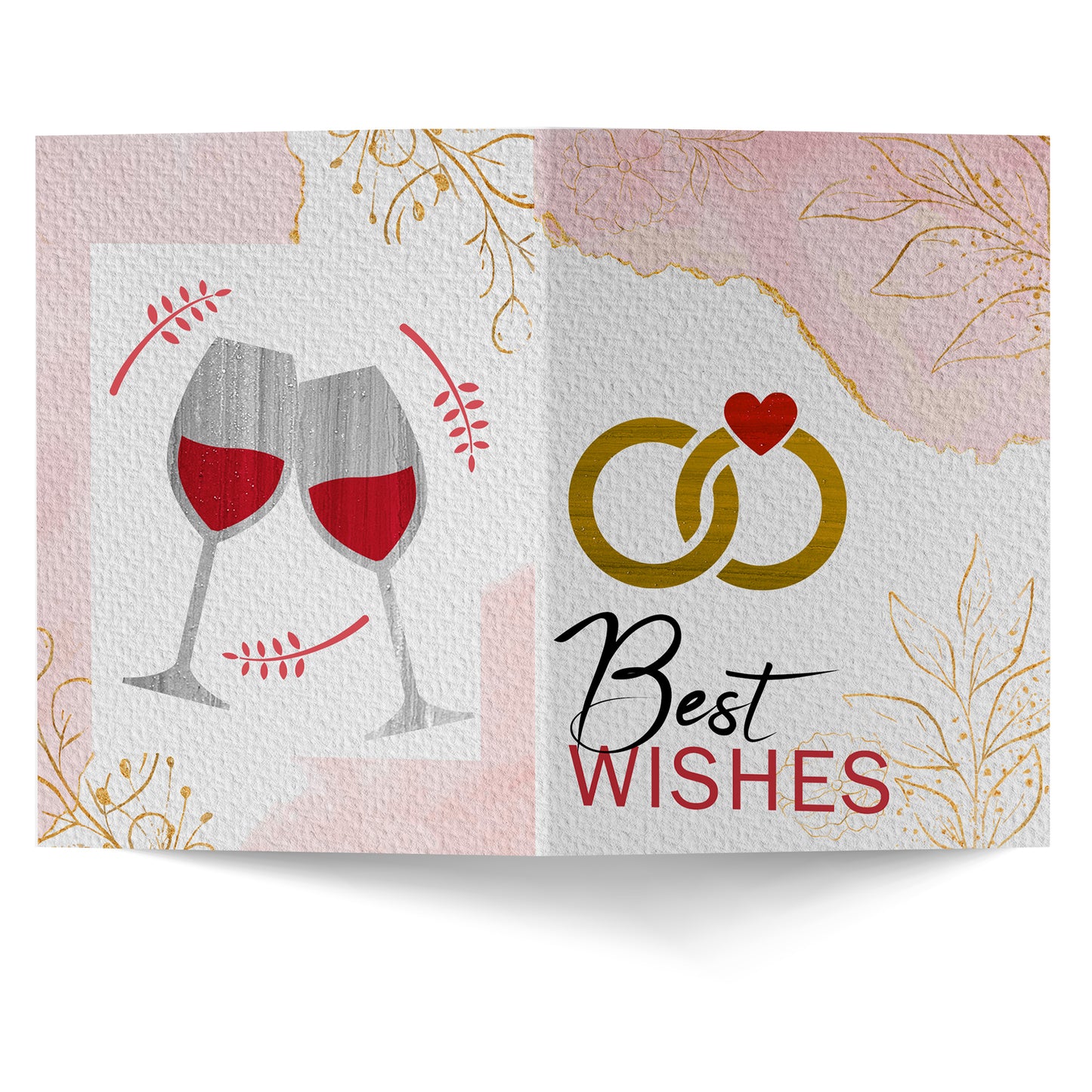 Best Wishes Wedding Greeting Card