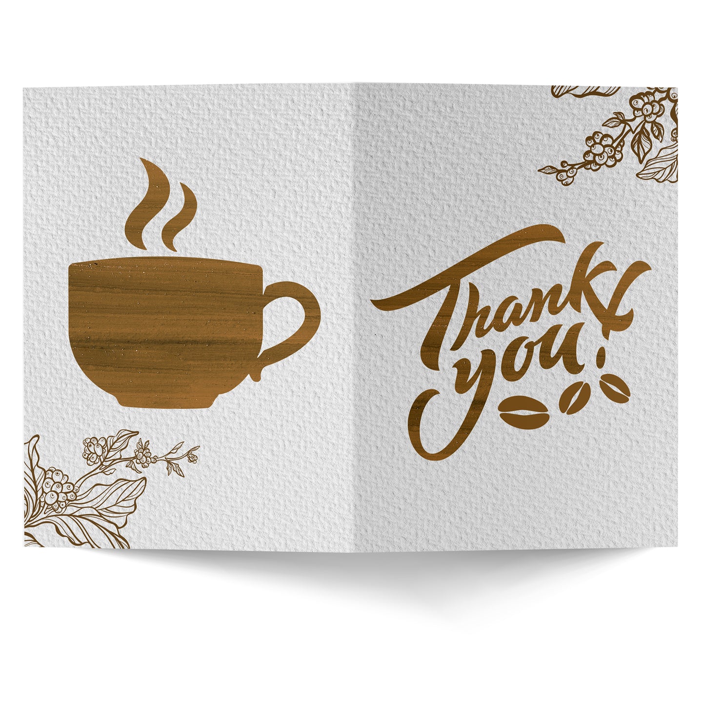 Cup of Coffee Thank You Greeting Card