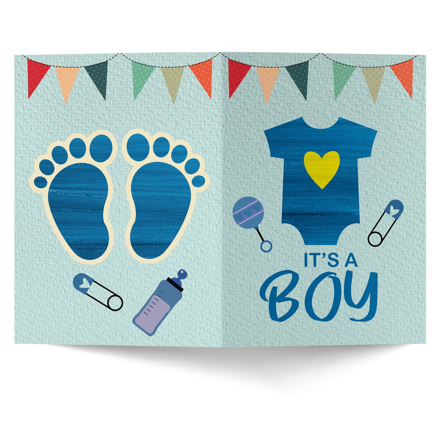 It's a Boy Baby Shower Greeting Card