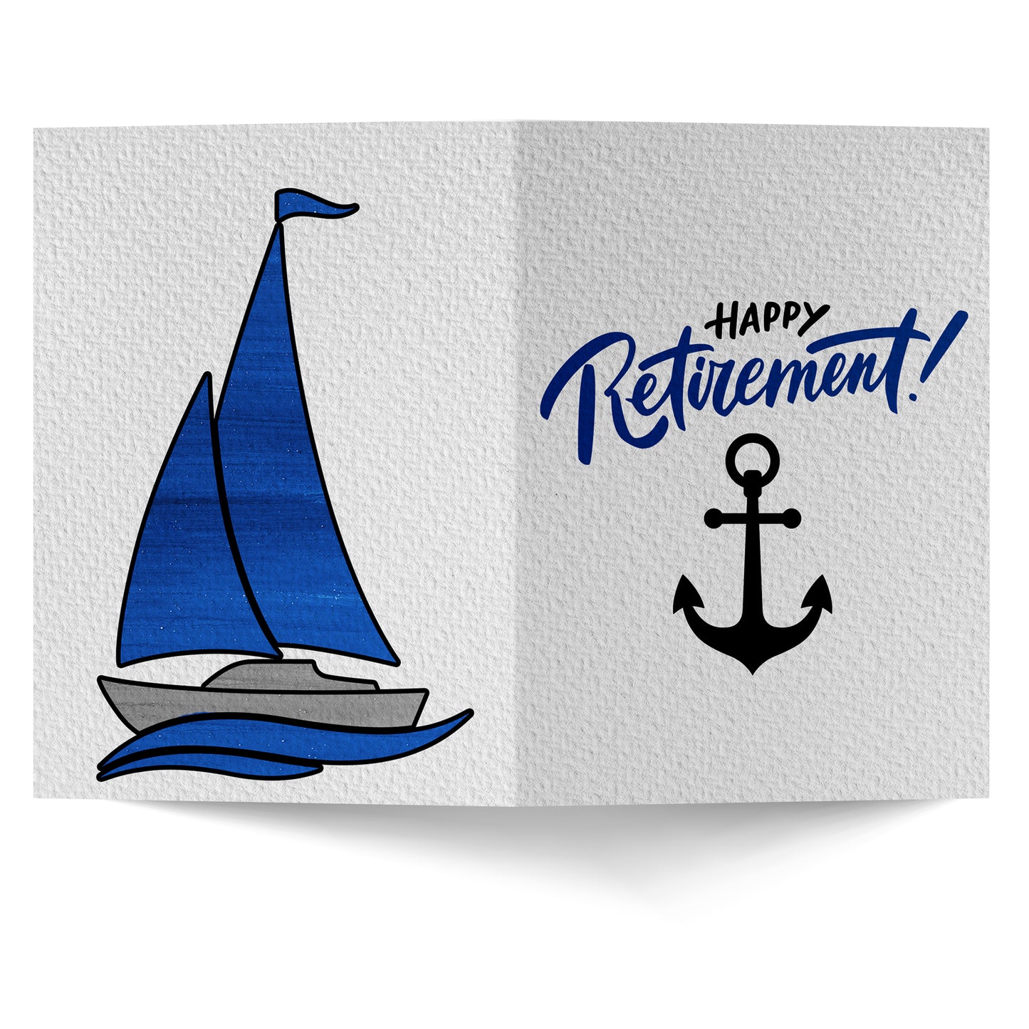 Happy Retirement Sailing Boat Retirement Greeting Card