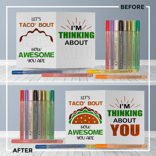 Let's Taco Bout How Awesome You Are Just Because Greeting Card