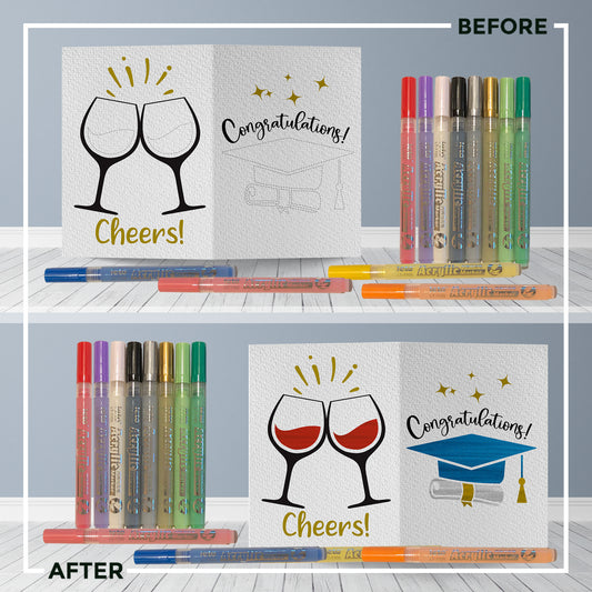 Cheers Congratulation Graduation Card