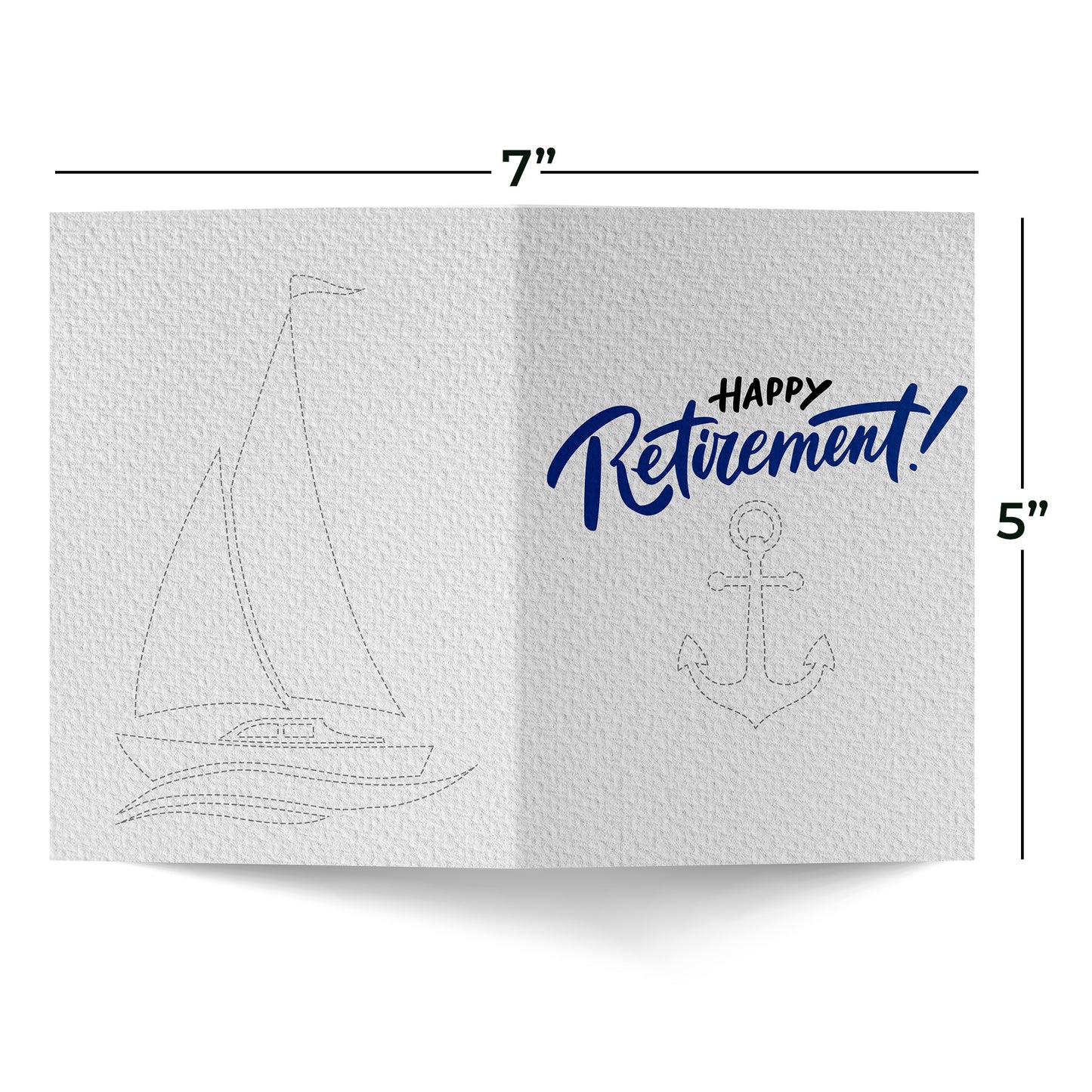 Happy Retirement Sailing Boat Retirement Greeting Card