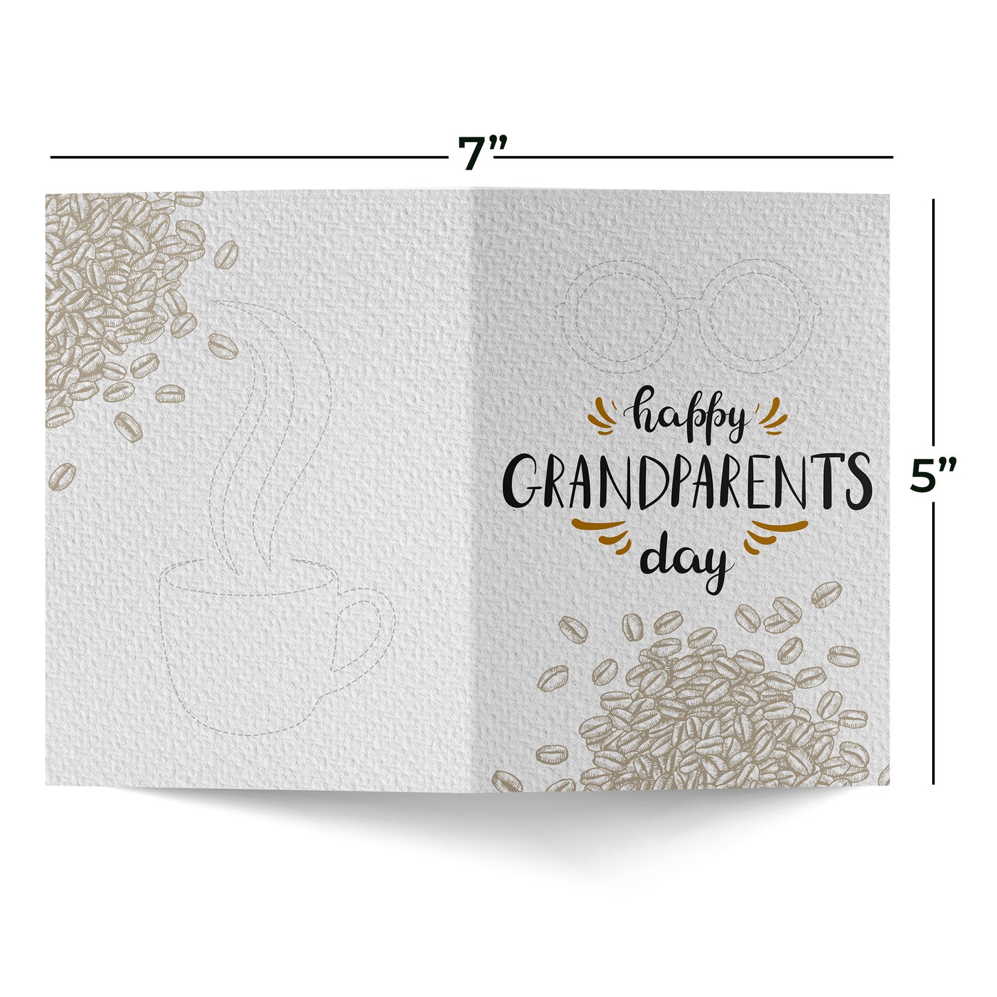 Happy Grandparents Day With Coffee Greeting Card