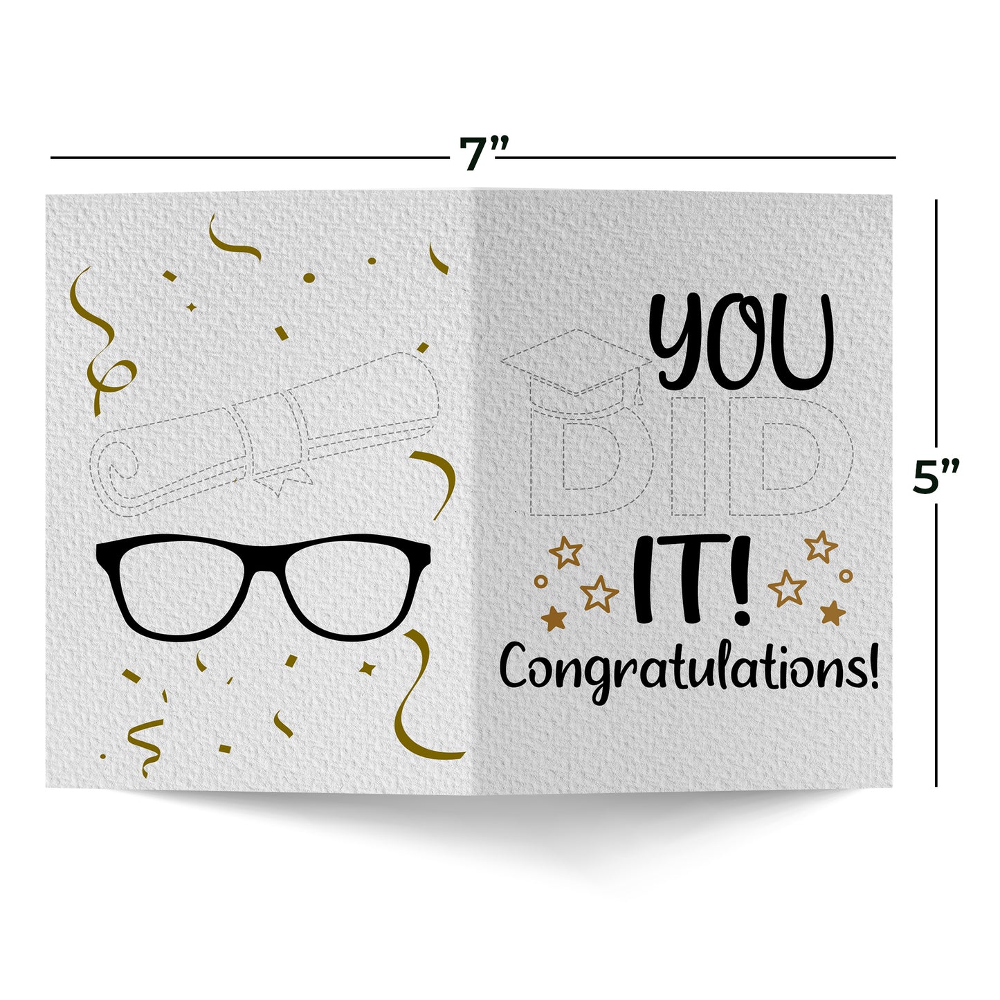 You Did it Congratulations Graduation Card