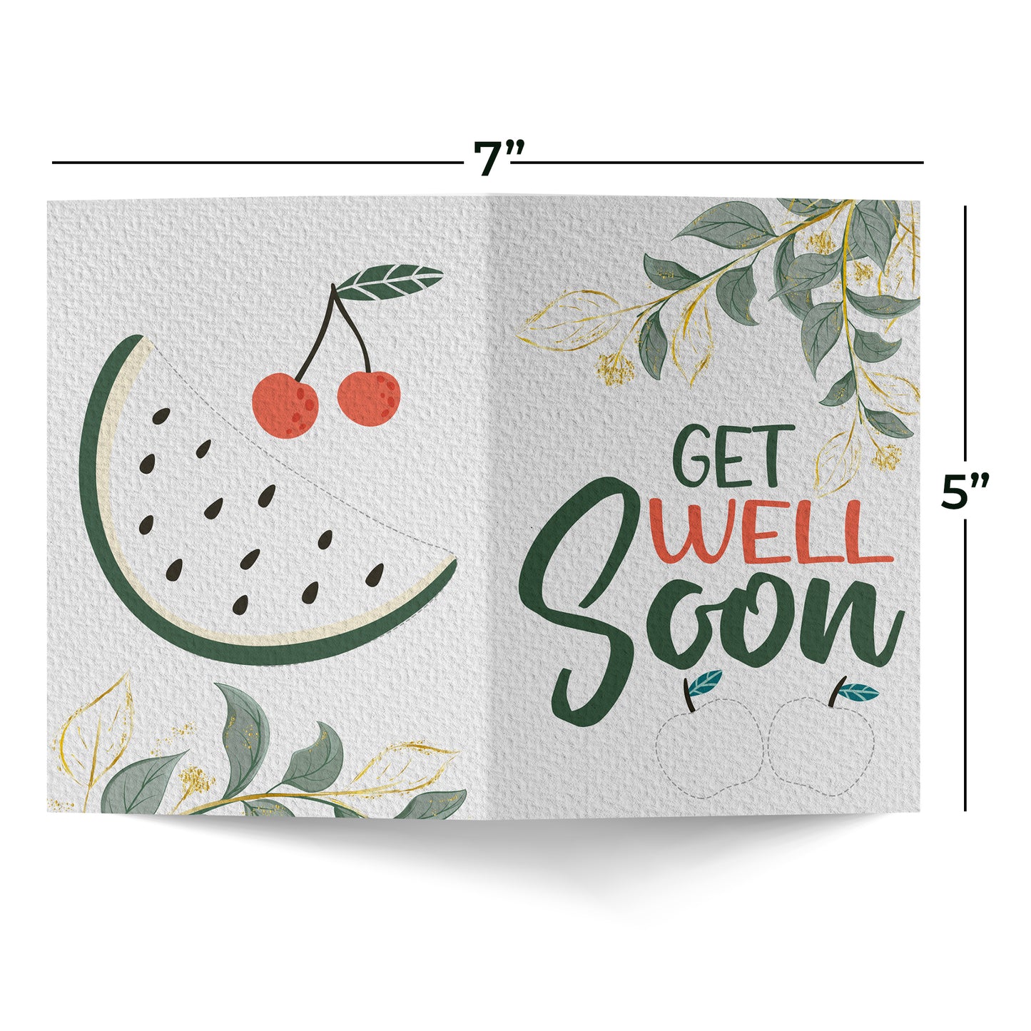 Get Well Soon Fruits Greeting Card