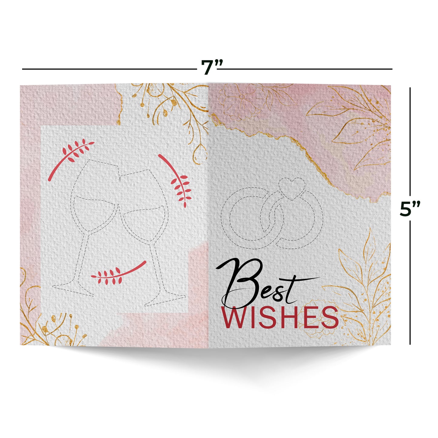 Best Wishes Wedding Greeting Card