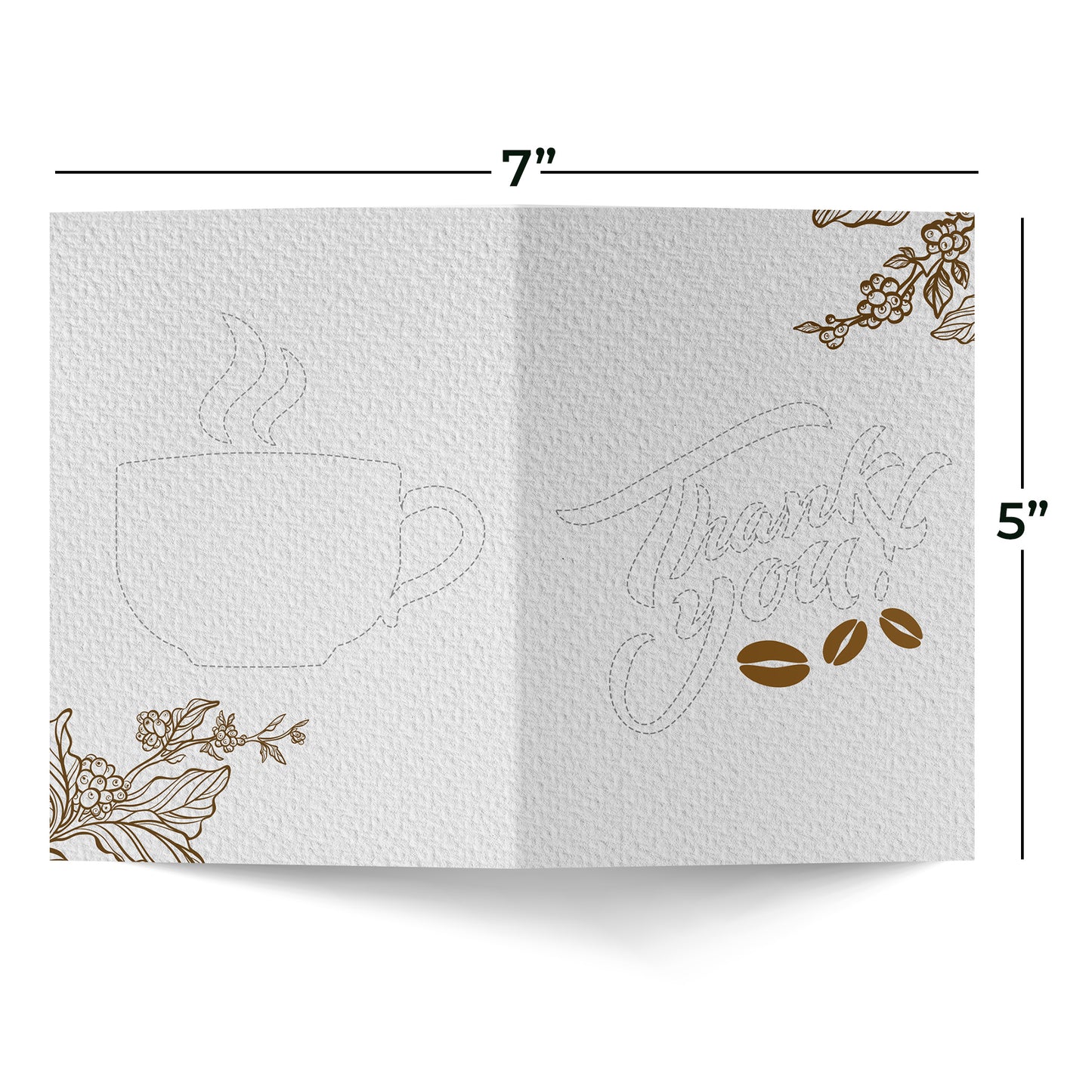 Cup of Coffee Thank You Greeting Card