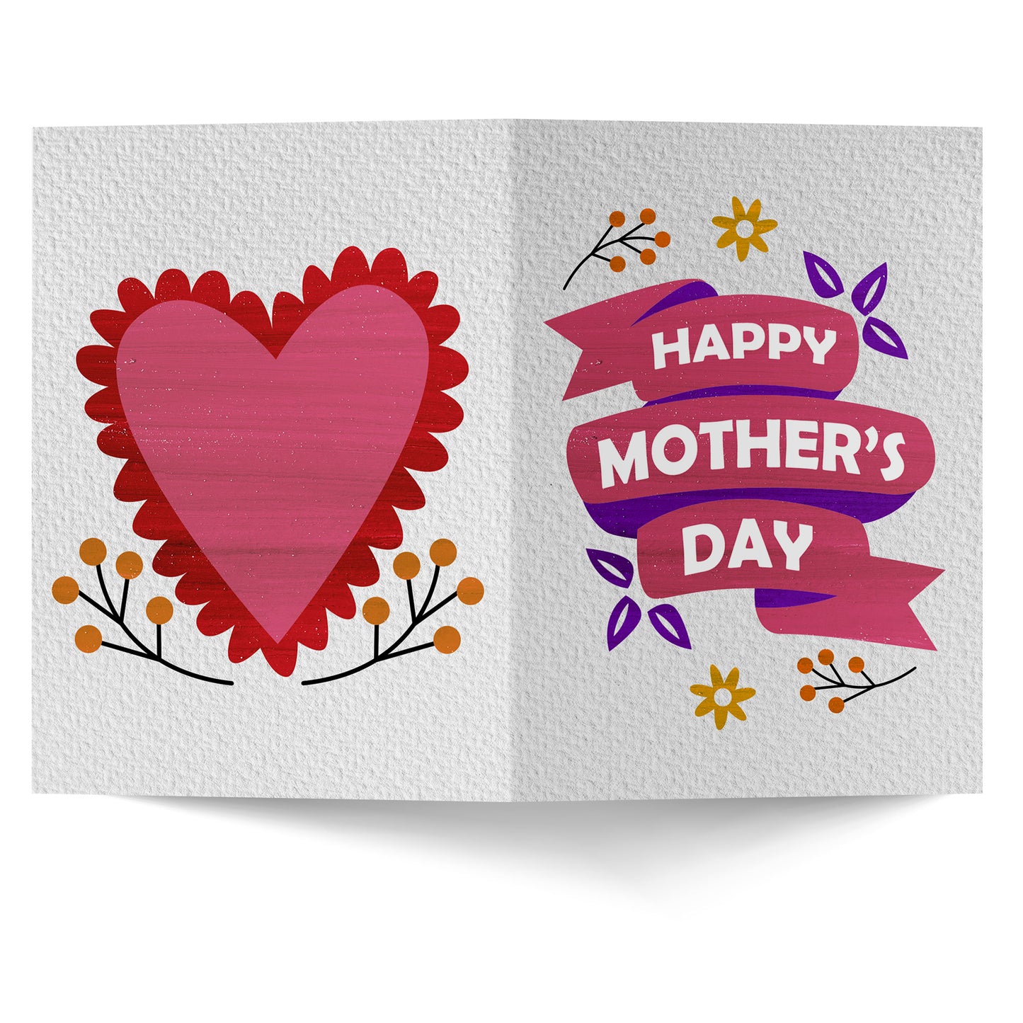 Heart Mother's day Greeting Card