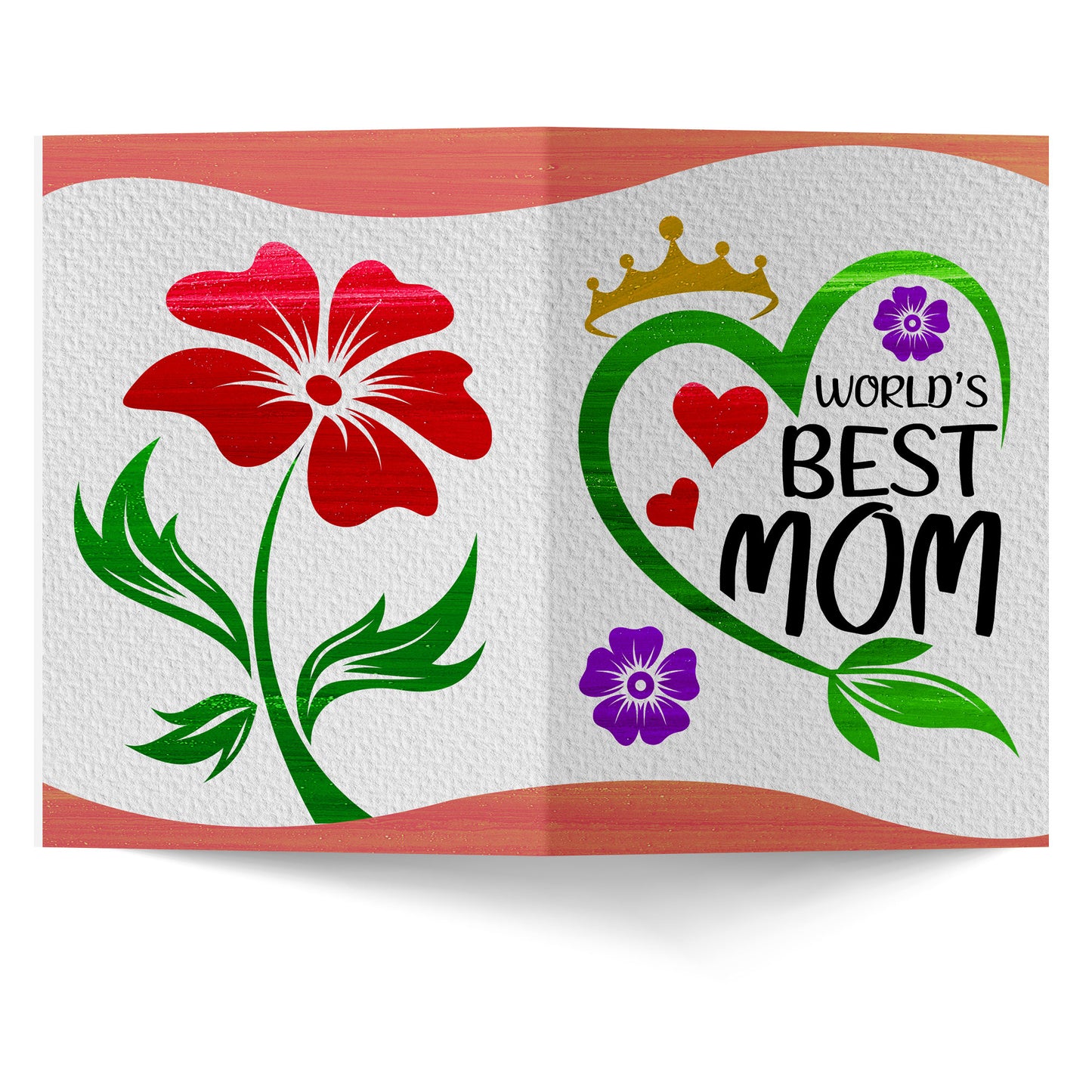 World's Best Mom Mother's day Greeting Card