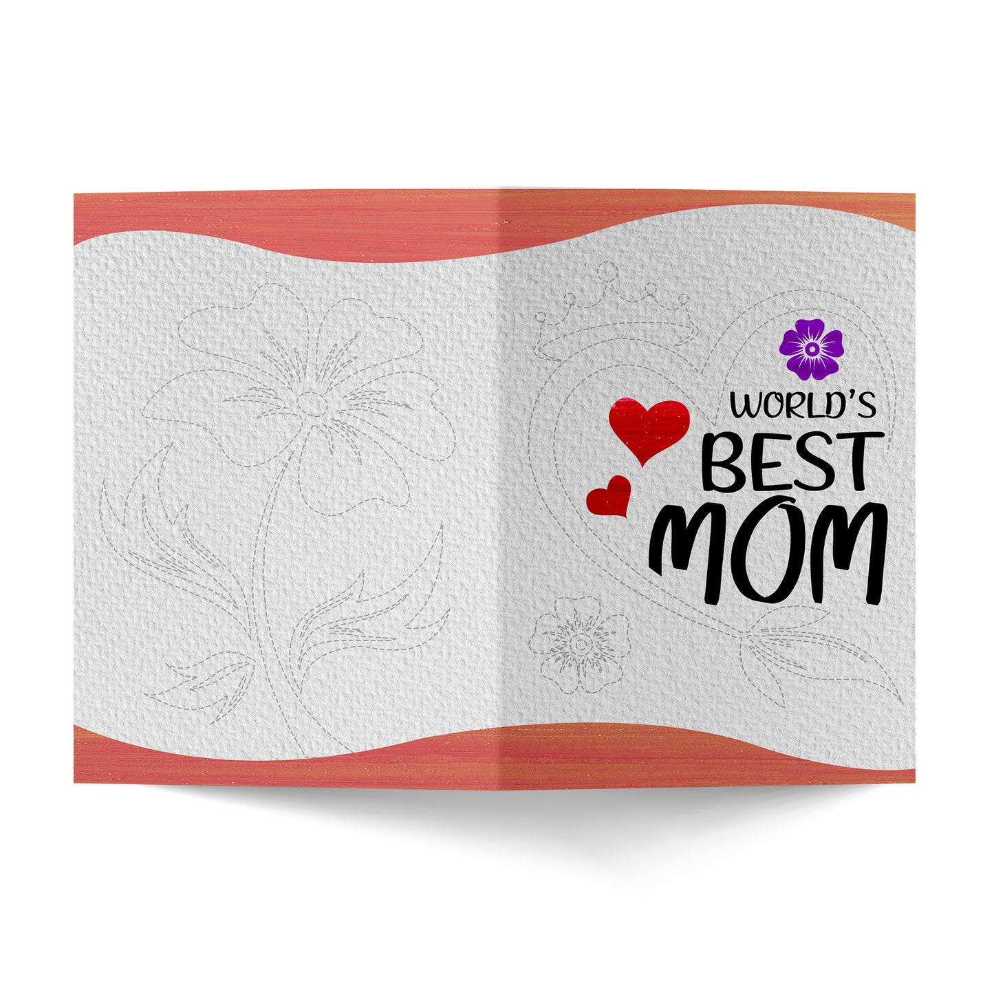 World's Best Mom Mother's day Greeting Card