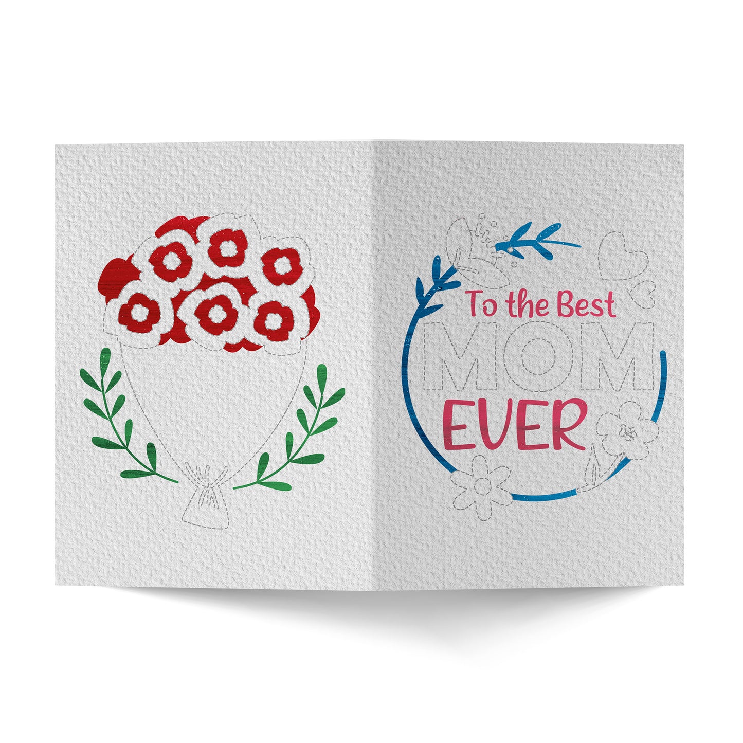 To the Best Mom Ever Mother's day Greeting Card