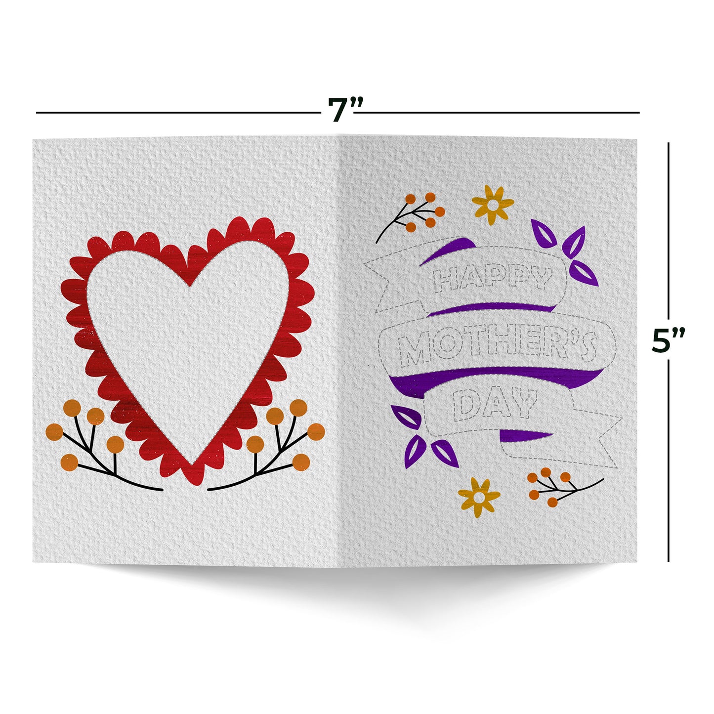 Heart Mother's day Greeting Card