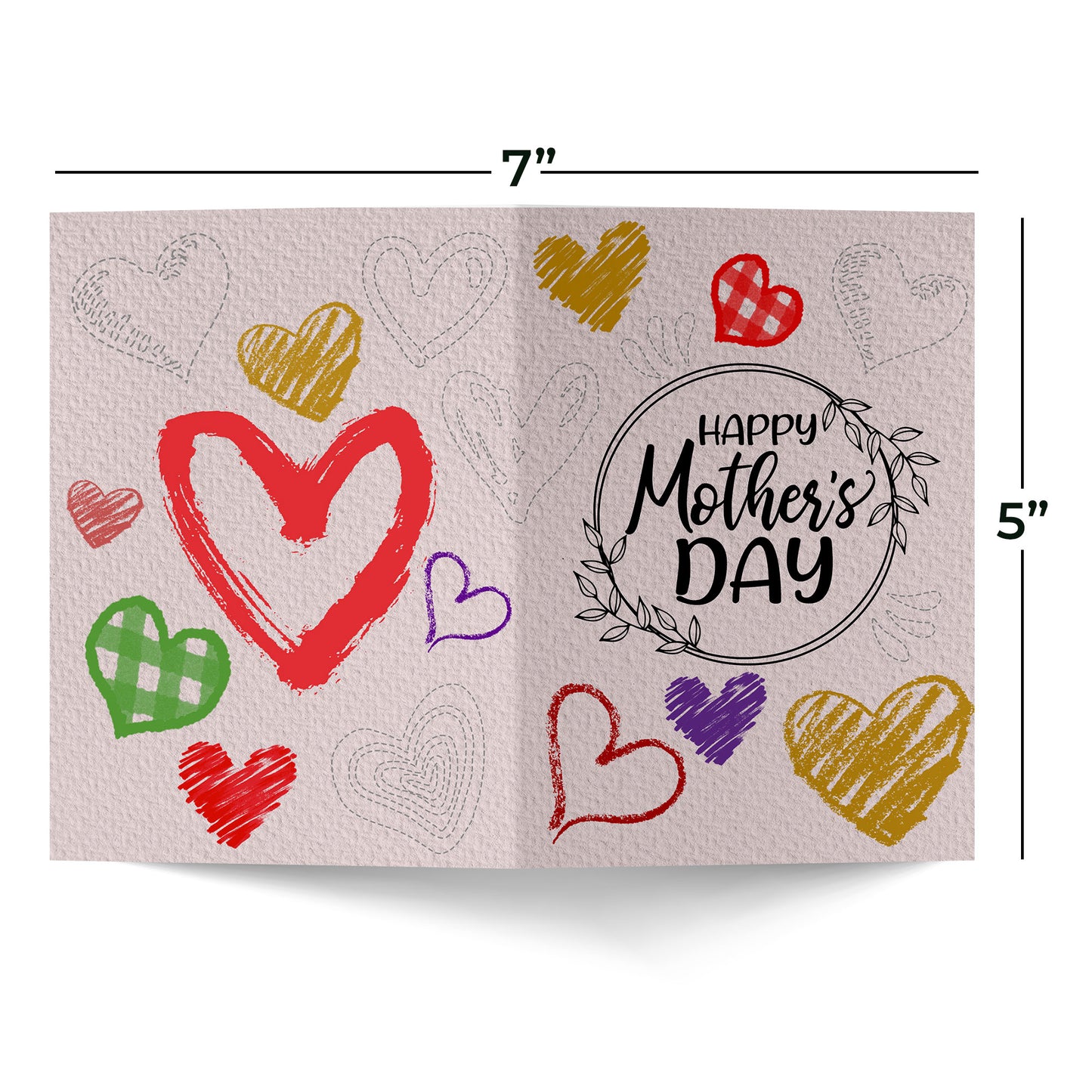 Hearts Mother's day Greeting Card