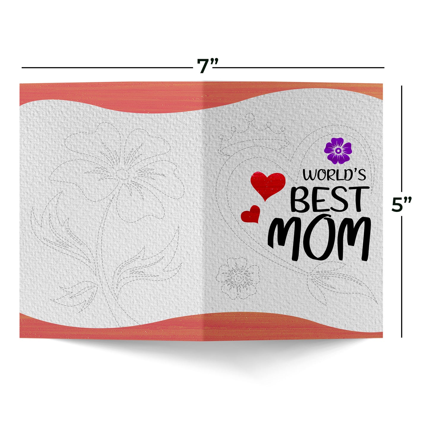 World's Best Mom Mother's day Greeting Card